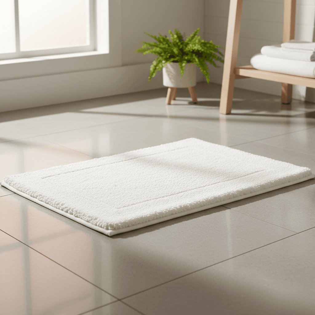 Cotton Chenille Bath Mat